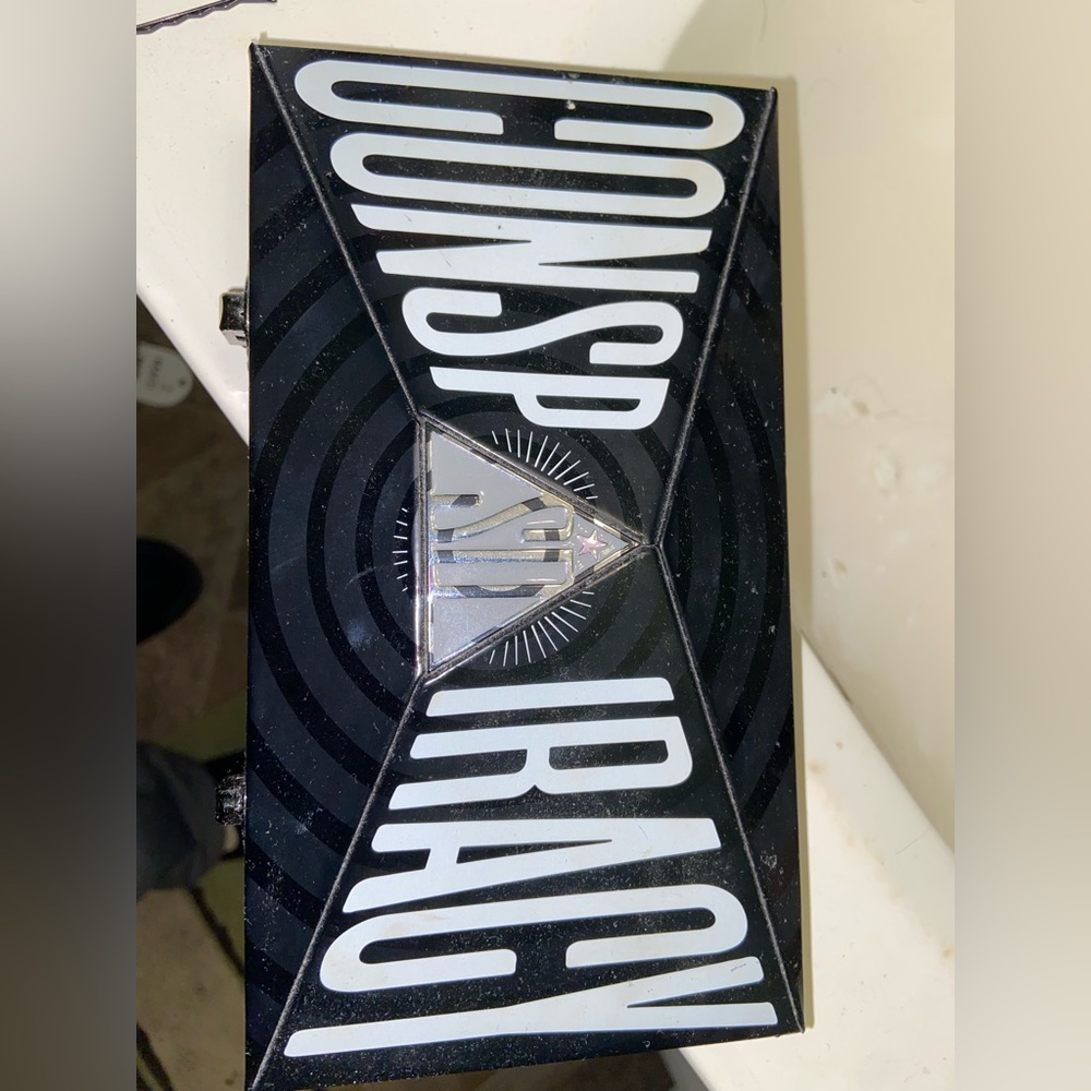 Conspiracy makeup palette used a few times and wanting to give it a new home!